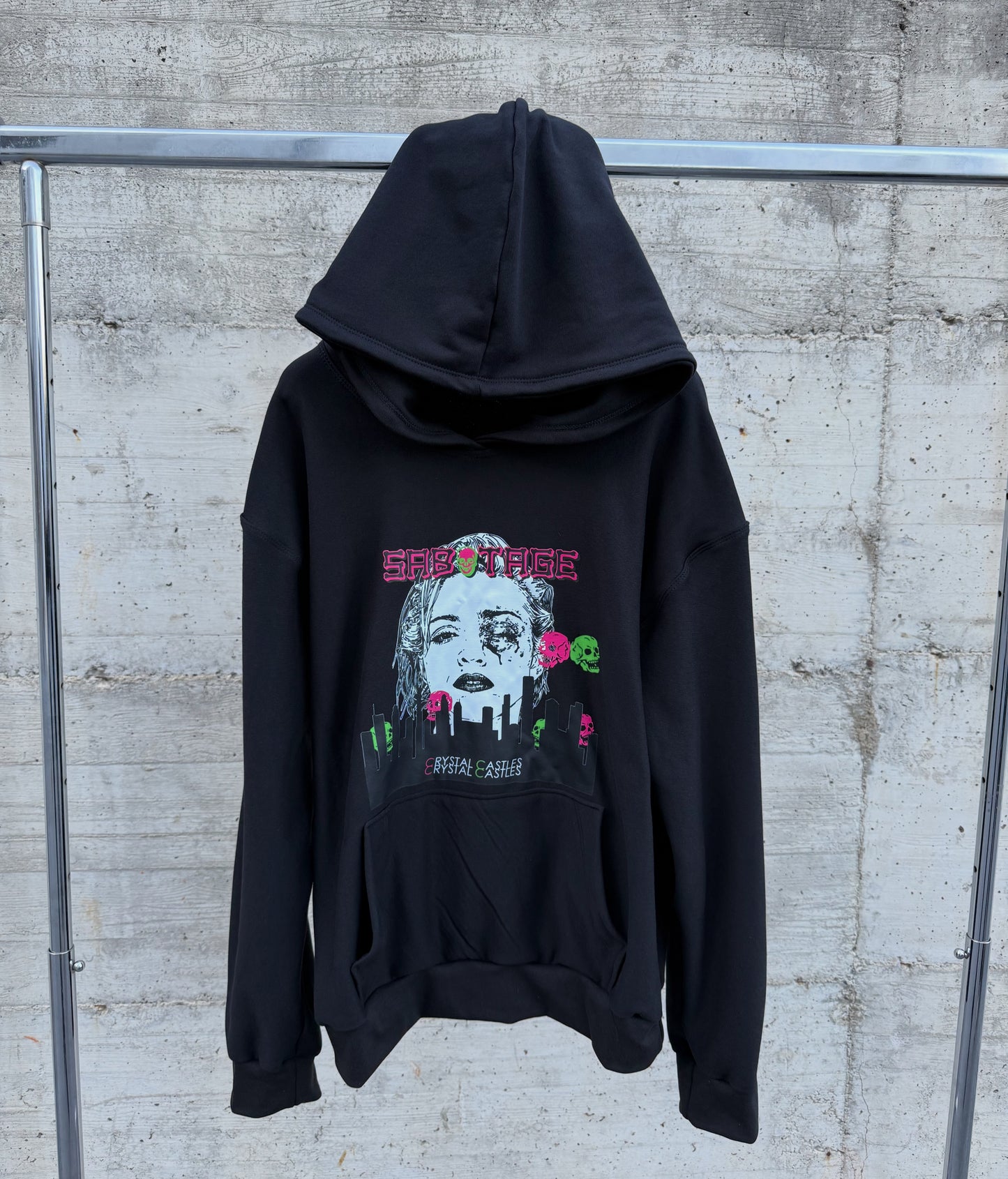 SABOTAGE CRYSTAL CASTLES MADONNA HOODIE