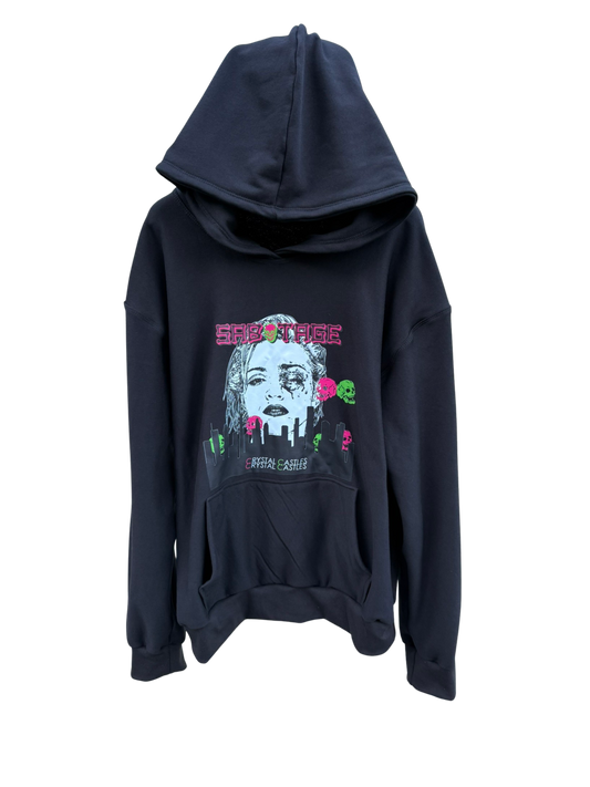 SABOTAGE CRYSTAL CASTLES MADONNA HOODIE