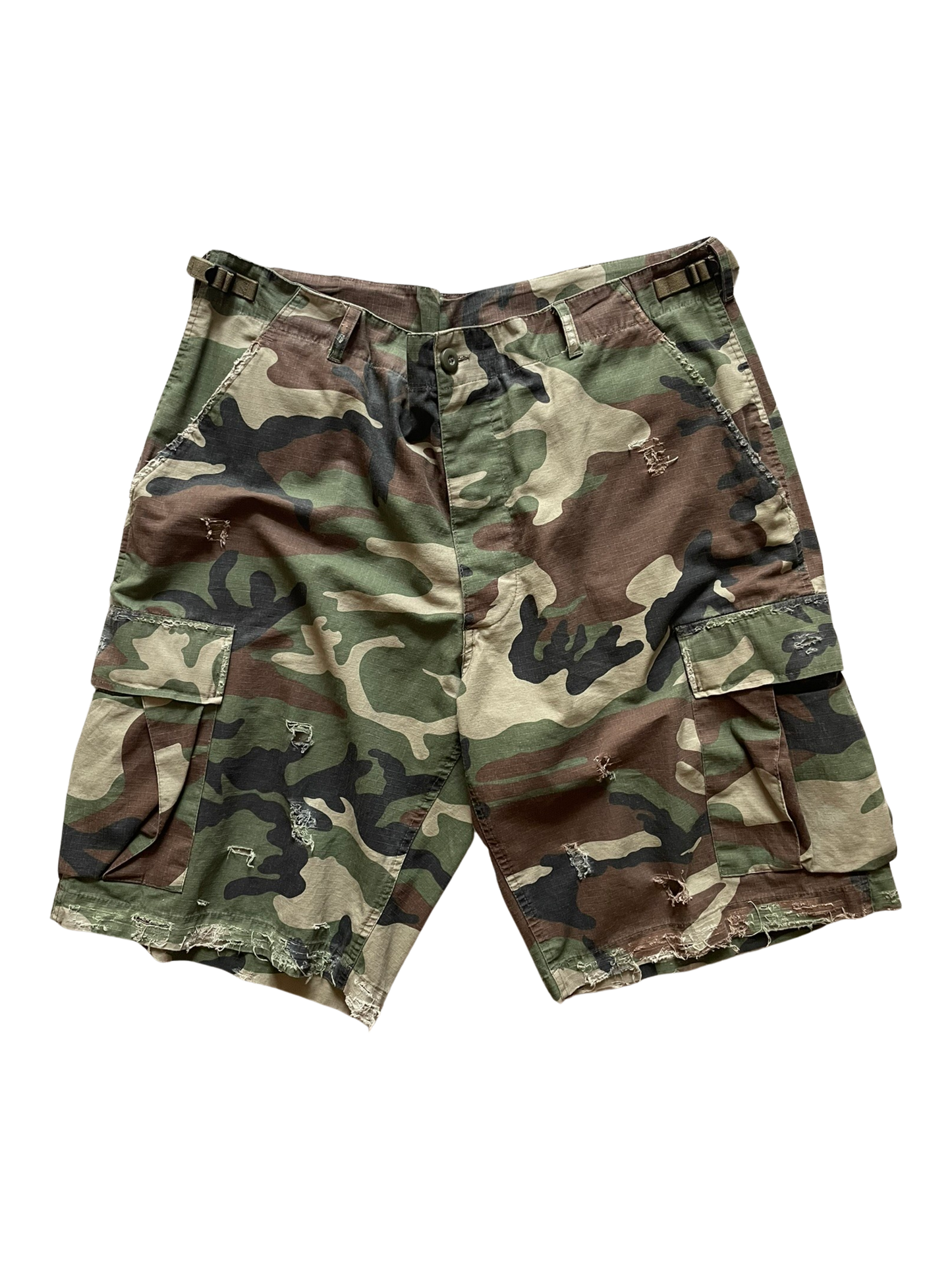 SABOTAGE DESTROYED CARGO SHORTS CAMO