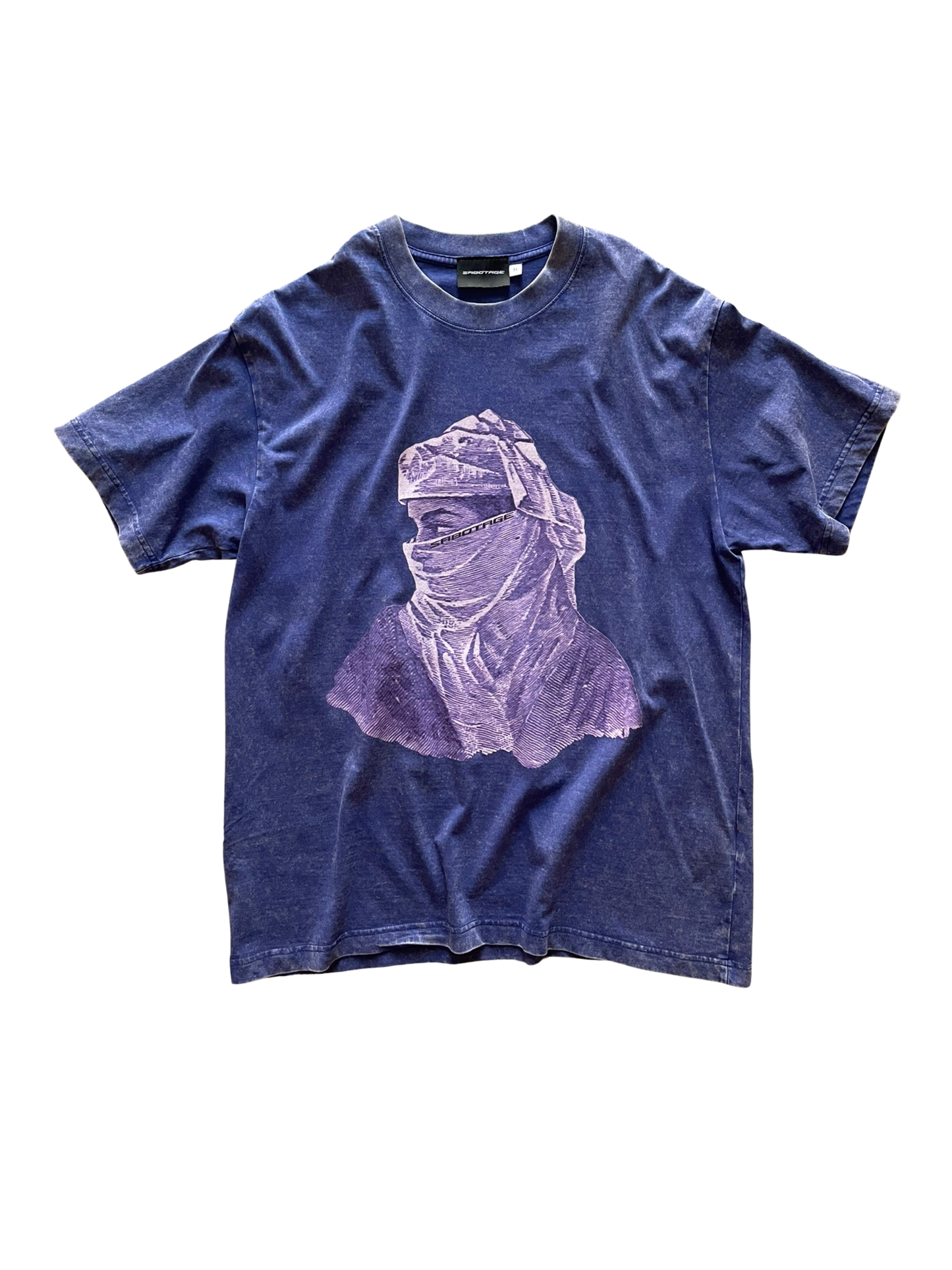 SABOTAGE DESERT TEE V2 (INDIGO)