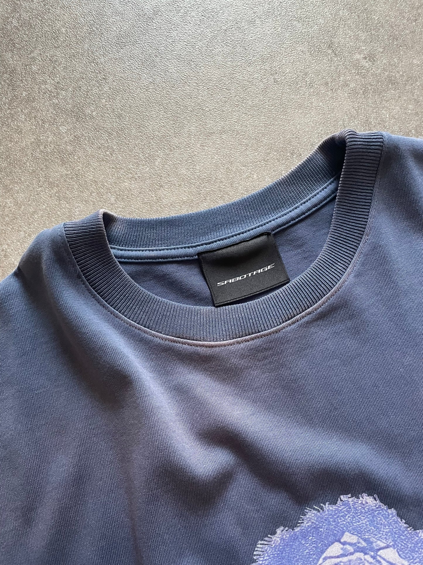 SABOTAGE DESERT TEE V1 (INDIGO)