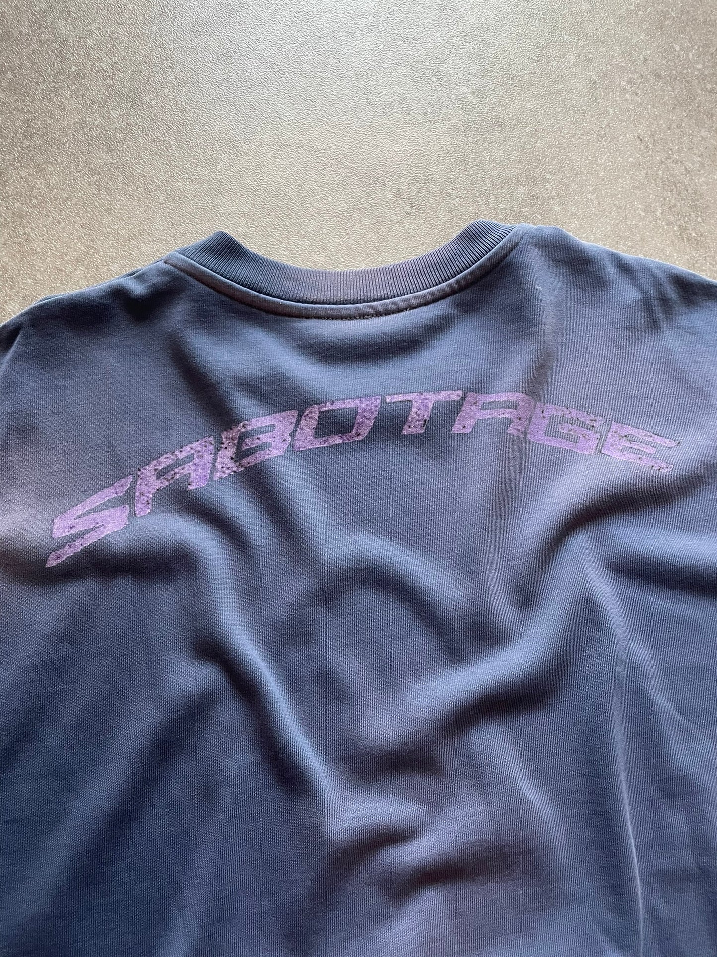 SABOTAGE DESERT TEE V1 (INDIGO)