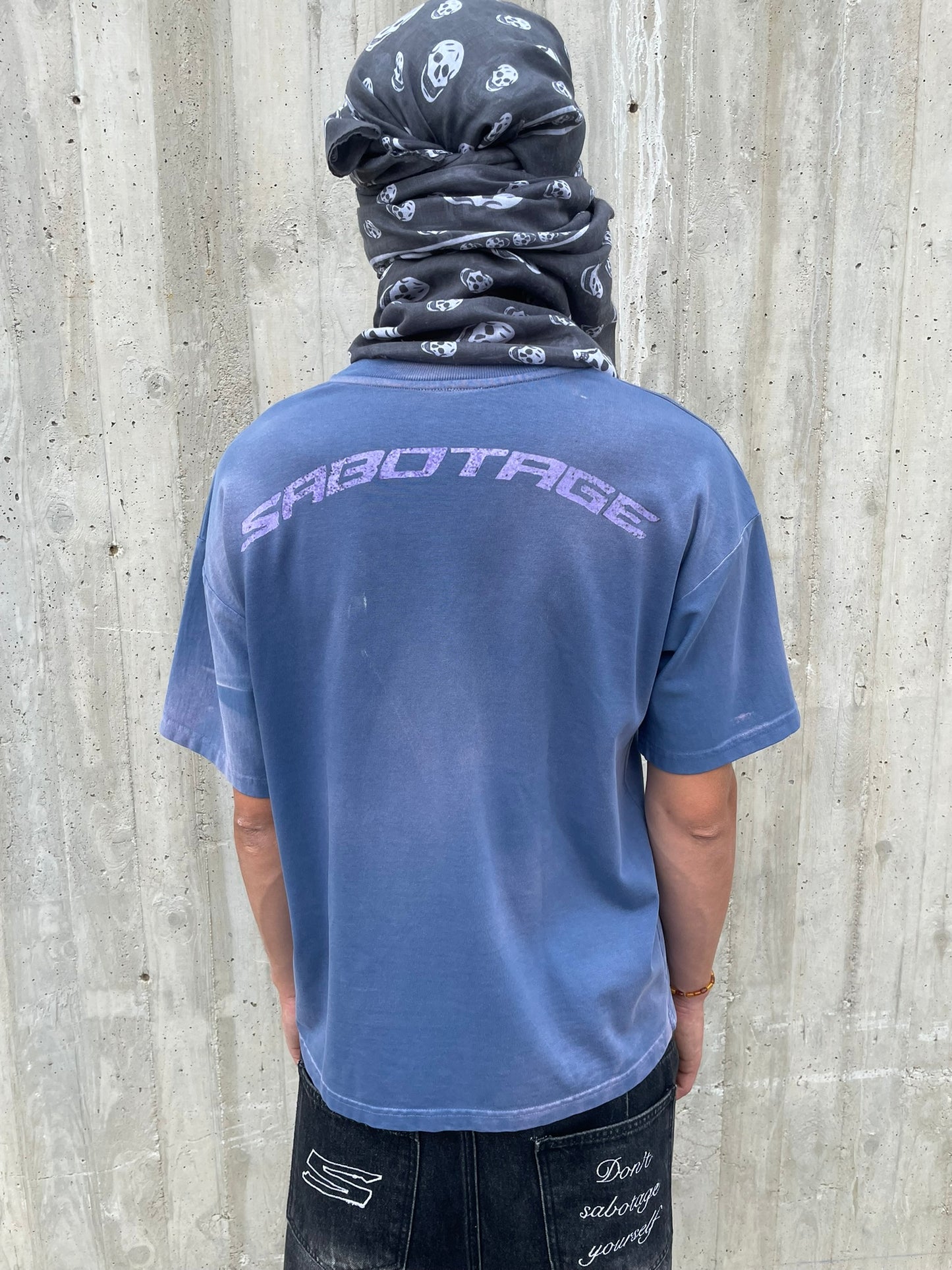 SABOTAGE DESERT TEE V1 (INDIGO)