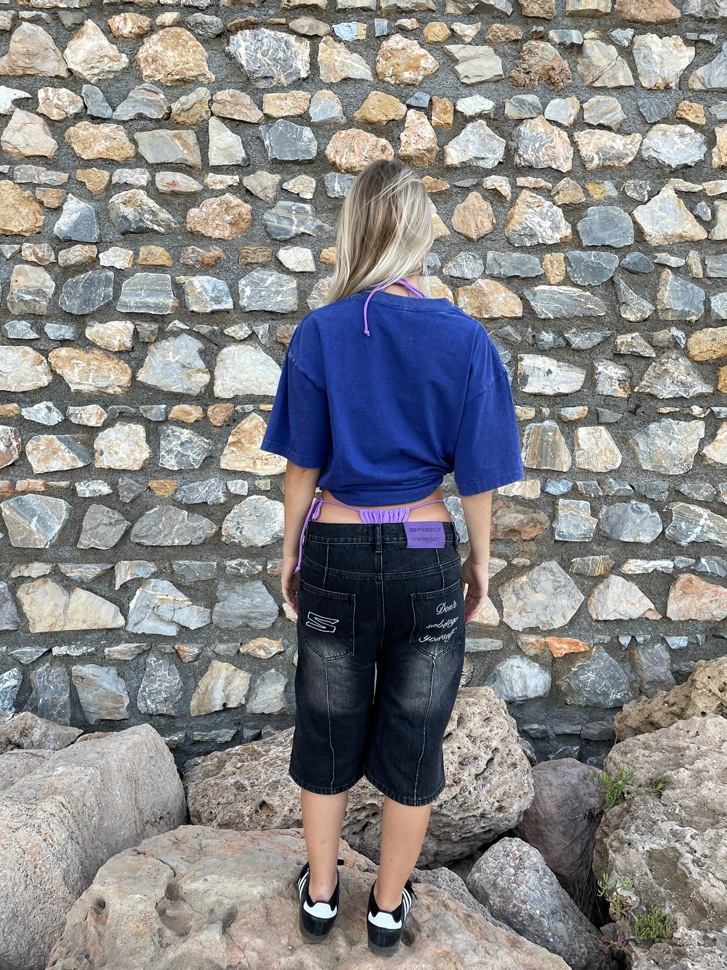 SABOTAGE DESERT TEE V2 (INDIGO)