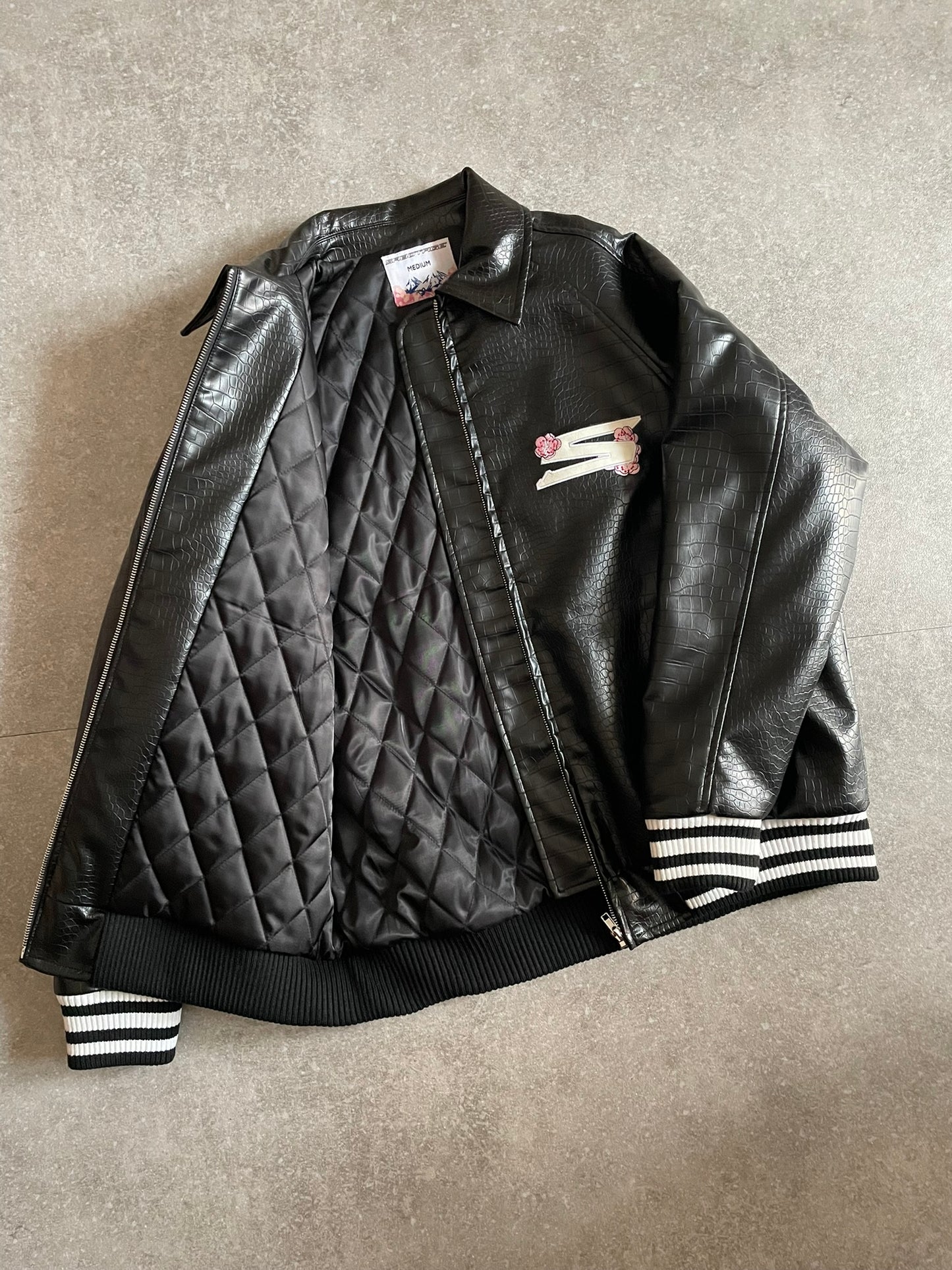 Sabotage Sakura Leather Jacket