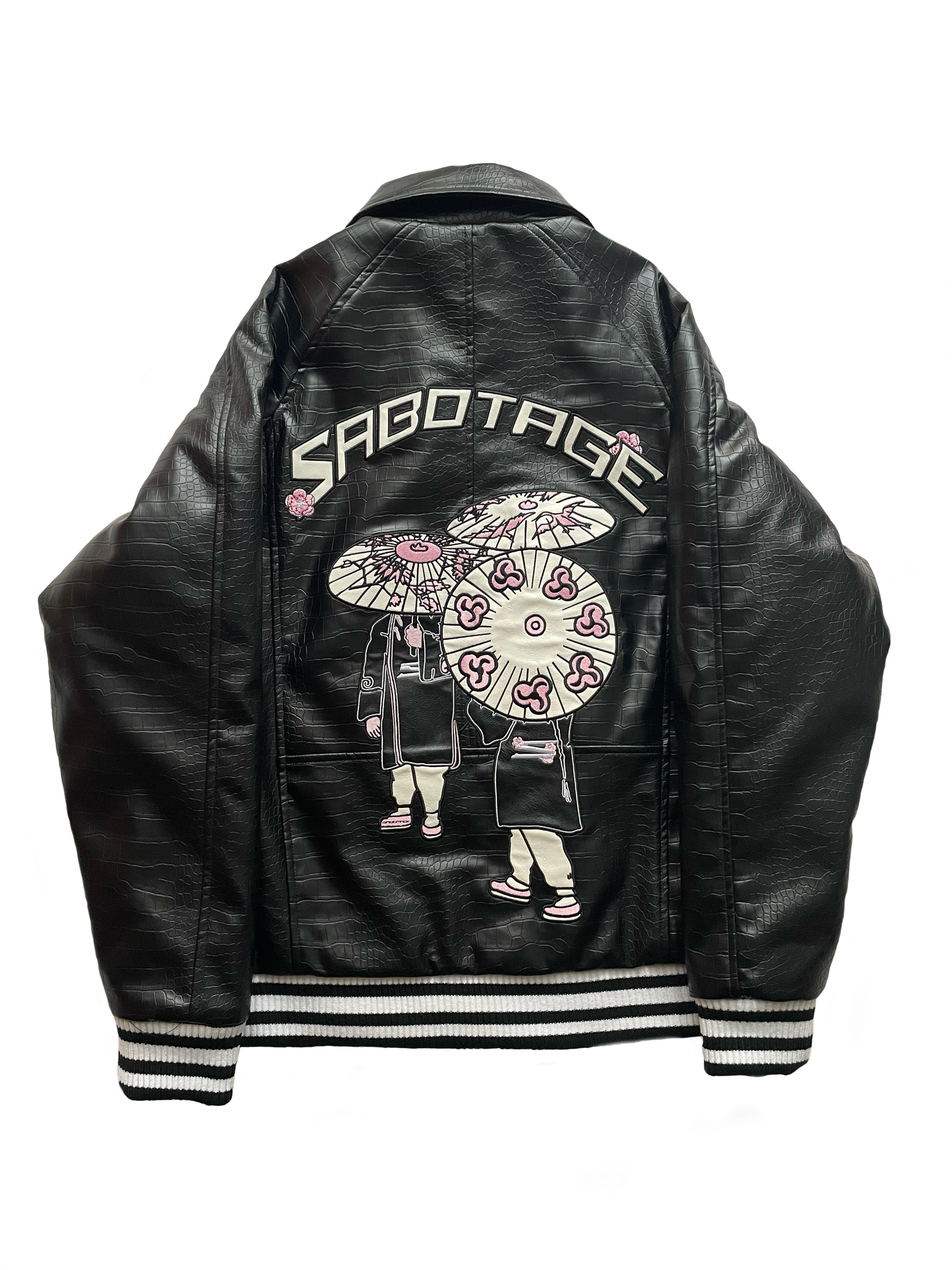 Sabotage Sakura Leather Jacket